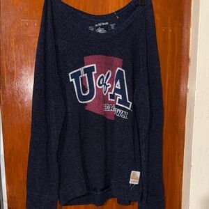 U of A Bear Down Arizona Retro Blue Pullover